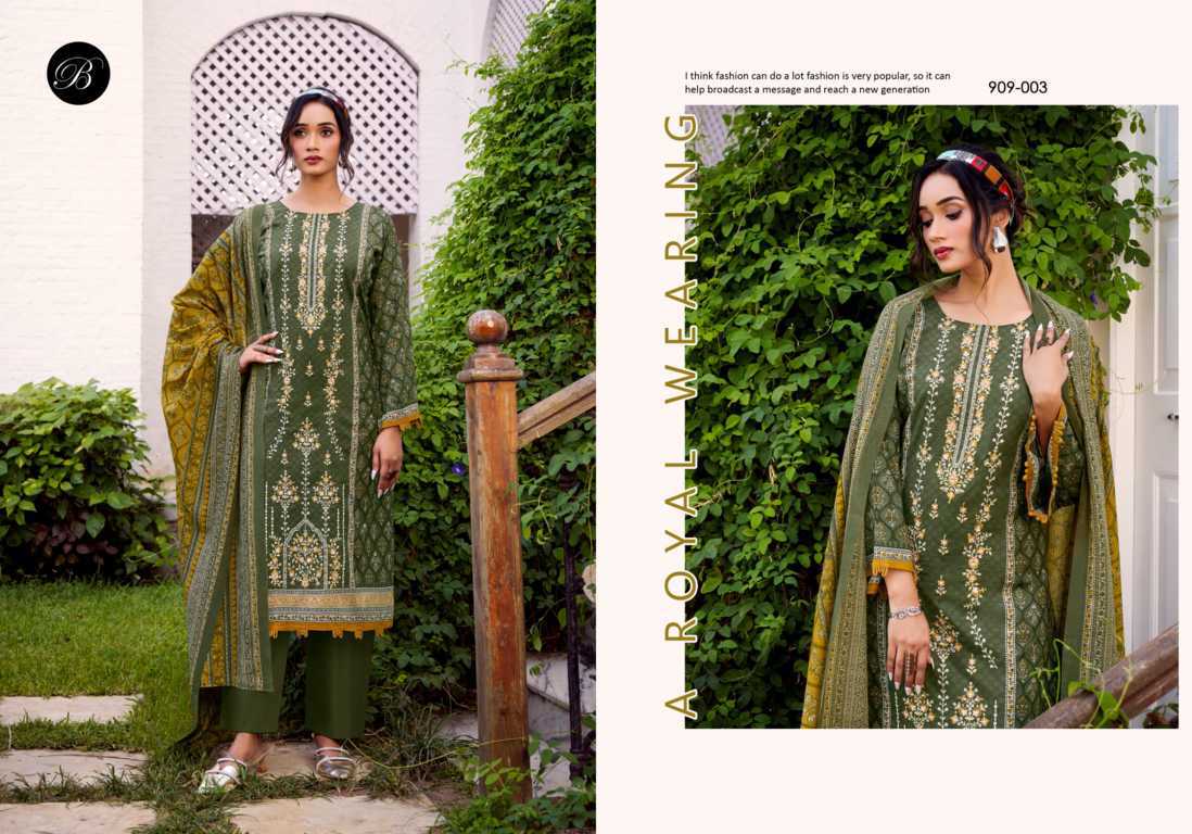 Belliza Bin Saeed Vol 9 Cotton Salwar Suit Catalog 6 Pcs (6) Belliza Bin Saeed Vol 9 Cotton Salwar Suit Catalog 6 Pcs - Image 7