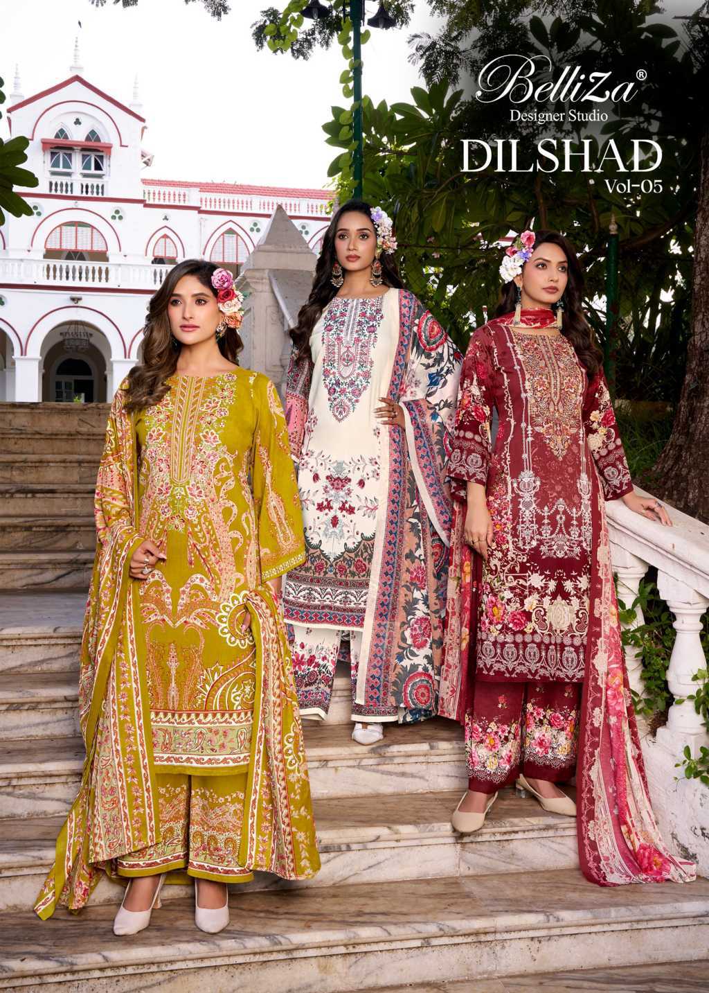 Belliza Dilshad Vol 5 Viscose Salwar Suit Catalog 8 Pcs (1) Belliza Dilshad Vol 5 Viscose Salwar Suit Catalog 8 Pcs - Image 2