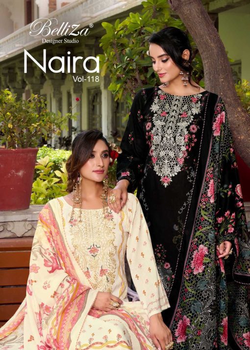 Belliza Naira Vol 118 Cotton Salwar Suit Catalog 8 Pcs - Image 2