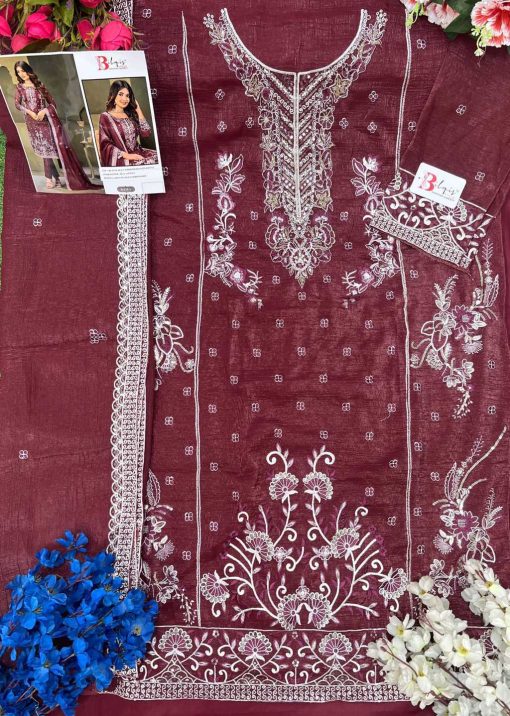 Bilqis B 210 A-D Fancy Salwar Suit Catalog 4 Pcs - Image 7