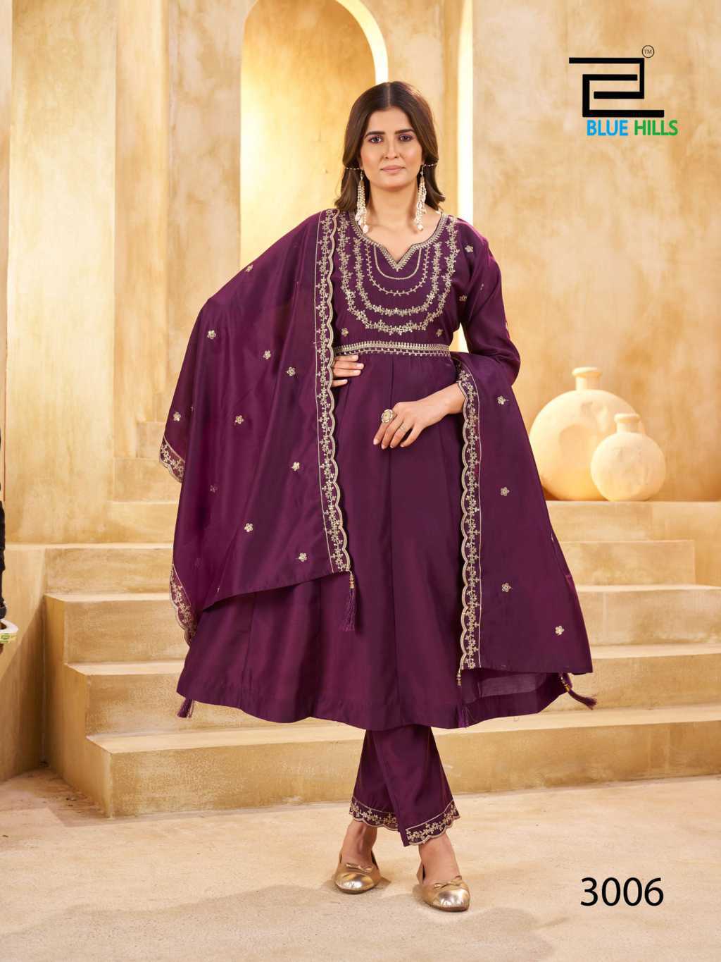 Blue Hills Kritika Vol 3 Kurti with Dupatta Bottom Silk Catalog 6 Pcs (1) Blue Hills Kritika Vol 3 Kurti with Dupatta Bottom Silk Catalog 6 Pcs - Image 2