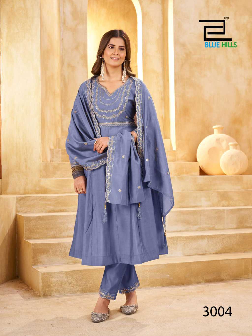 Blue Hills Kritika Vol 3 Kurti with Dupatta Bottom Silk Catalog 6 Pcs (3) Blue Hills Kritika Vol 3 Kurti with Dupatta Bottom Silk Catalog 6 Pcs - Image 4