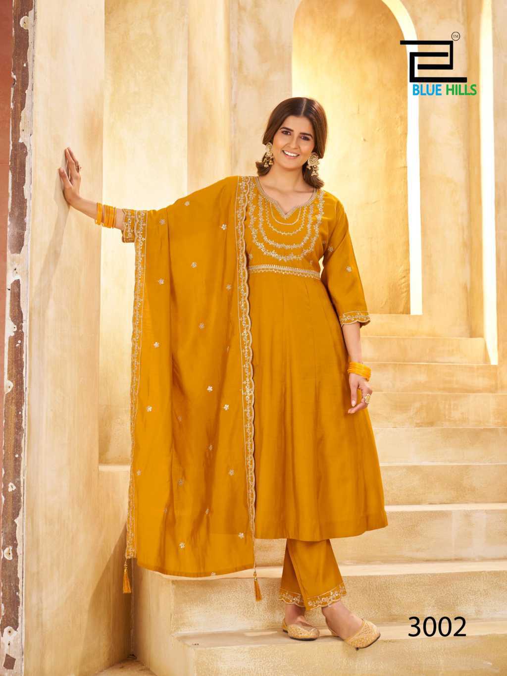 Blue Hills Kritika Vol 3 Kurti with Dupatta Bottom Silk Catalog 6 Pcs (6) Blue Hills Kritika Vol 3 Kurti with Dupatta Bottom Silk Catalog 6 Pcs - Image 7