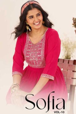 Blue Hills Sofia Vol 10 Rayon Kurti Catalog 6 Pcs 247x371 - Surat Fabrics