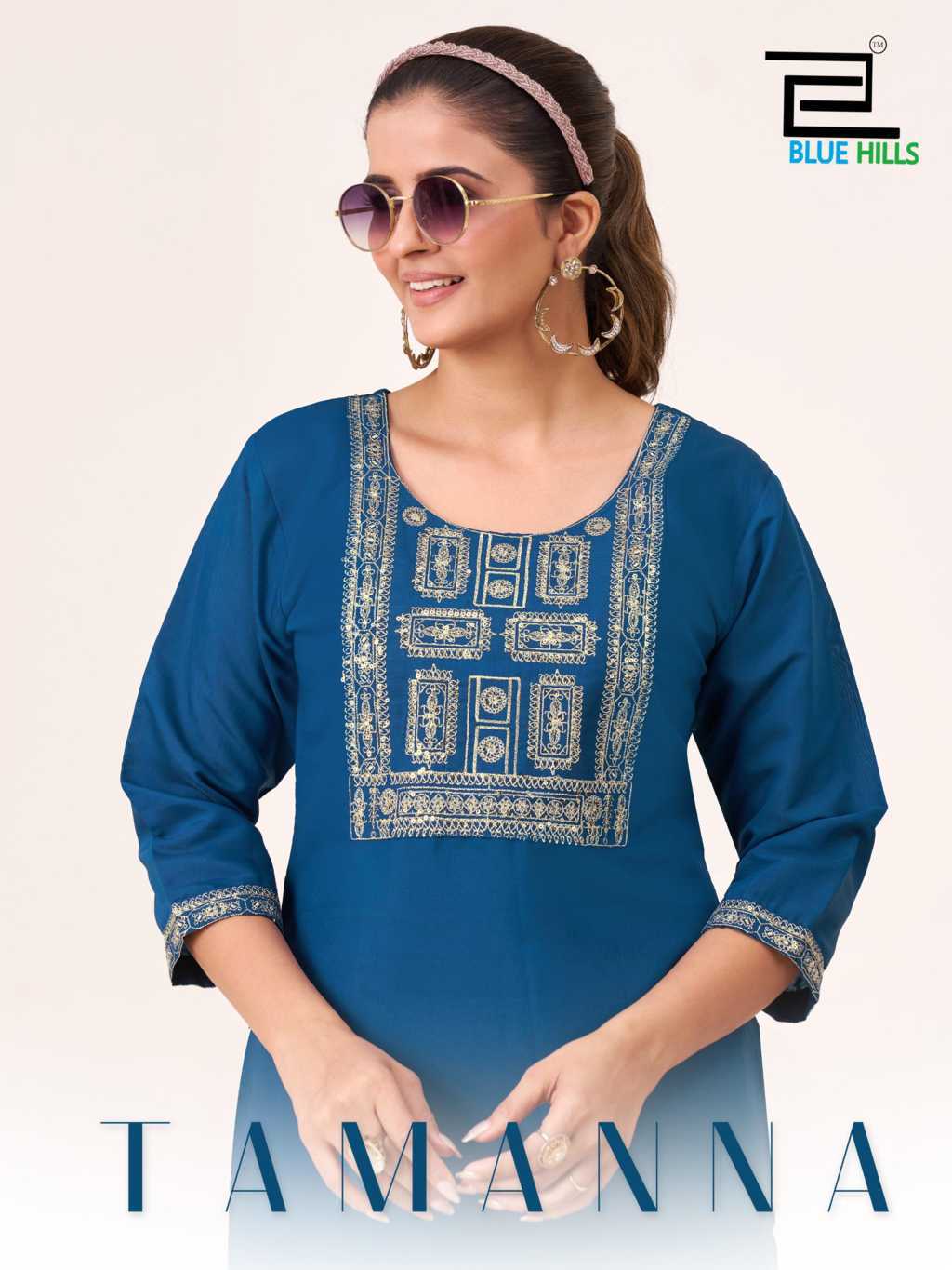 Blue Hills Tamanna Silk Kurti Catalog 4 Pcs (5) Blue Hills Tamanna Silk Kurti Catalog 4 Pcs - Image 6