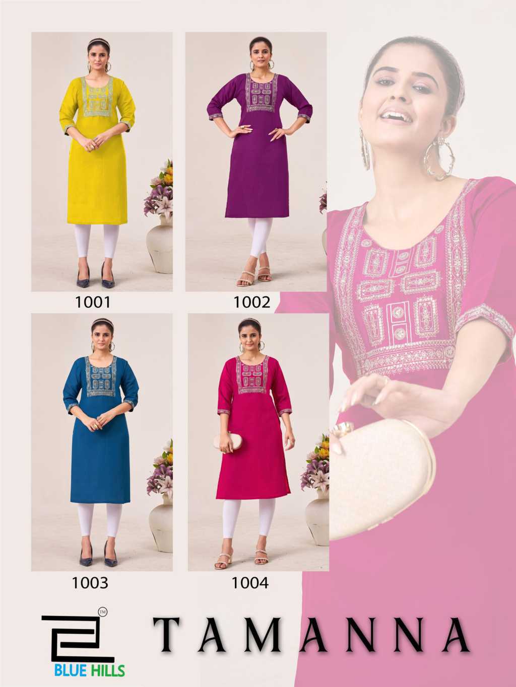 Blue Hills Tamanna Silk Kurti Catalog 4 Pcs (6) Blue Hills Tamanna Silk Kurti Catalog 4 Pcs - Image 7