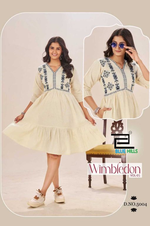 Blue Hills Wimbledon Vol 5 Cotton Kurti Catalog 4 Pcs - Image 2