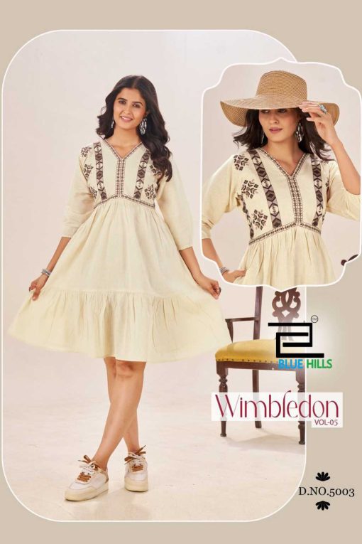 Blue Hills Wimbledon Vol 5 Cotton Kurti Catalog 4 Pcs - Image 3