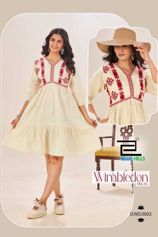Blue Hills Wimbledon Vol 5 Cotton Kurti Catalog 4 Pcs - Image 4