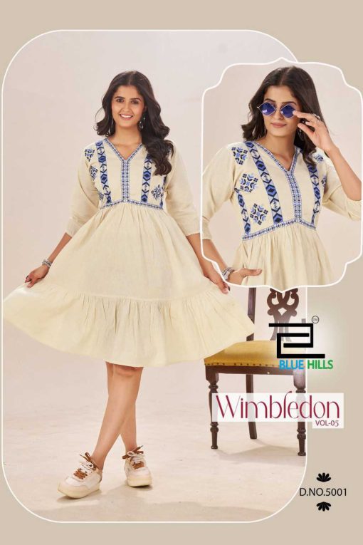 Blue Hills Wimbledon Vol 5 Cotton Kurti Catalog 4 Pcs - Image 5