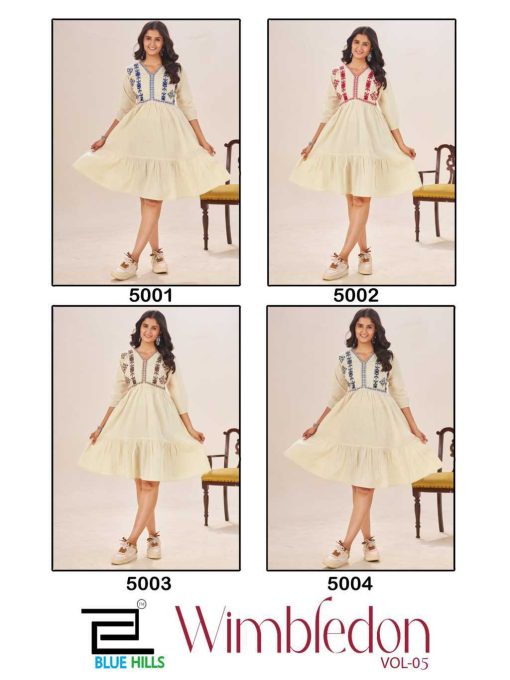 Blue Hills Wimbledon Vol 5 Cotton Kurti Catalog 4 Pcs - Image 7