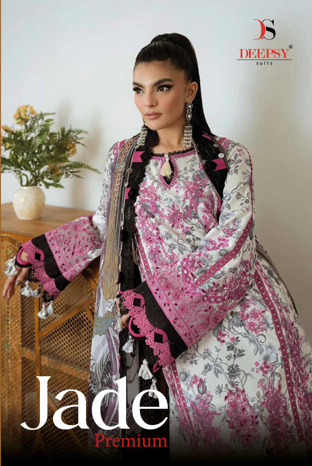 Deepsy Jade Premium Chiffon Cotton Salwar Suit Catalog 8 Pcs (1) Deepsy Jade Premium Chiffon Cotton Salwar Suit Catalog 8 Pcs - Image 2