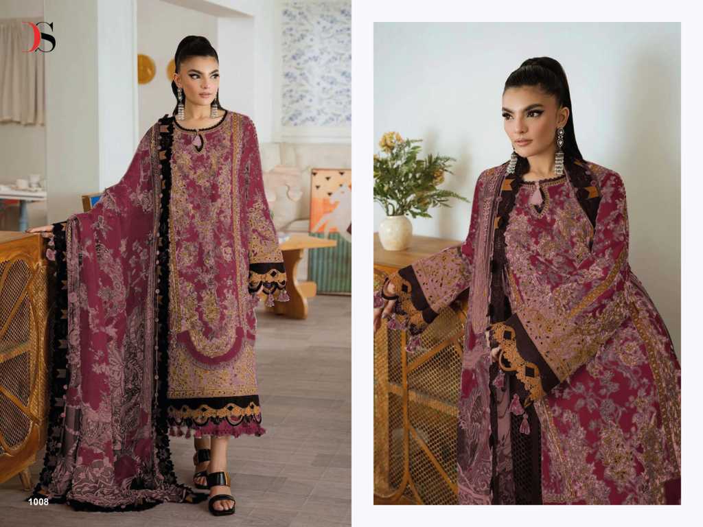 Deepsy Jade Premium Chiffon Cotton Salwar Suit Catalog 8 Pcs (10) Deepsy Jade Premium Chiffon Cotton Salwar Suit Catalog 8 Pcs - Image 11
