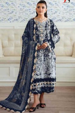 Deepsy Jade Premium Chiffon Cotton Salwar Suit Catalog 8 Pcs
