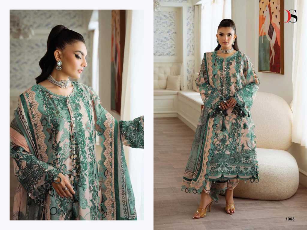 Deepsy Jade Premium Chiffon Cotton Salwar Suit Catalog 8 Pcs (5) Deepsy Jade Premium Chiffon Cotton Salwar Suit Catalog 8 Pcs - Image 6