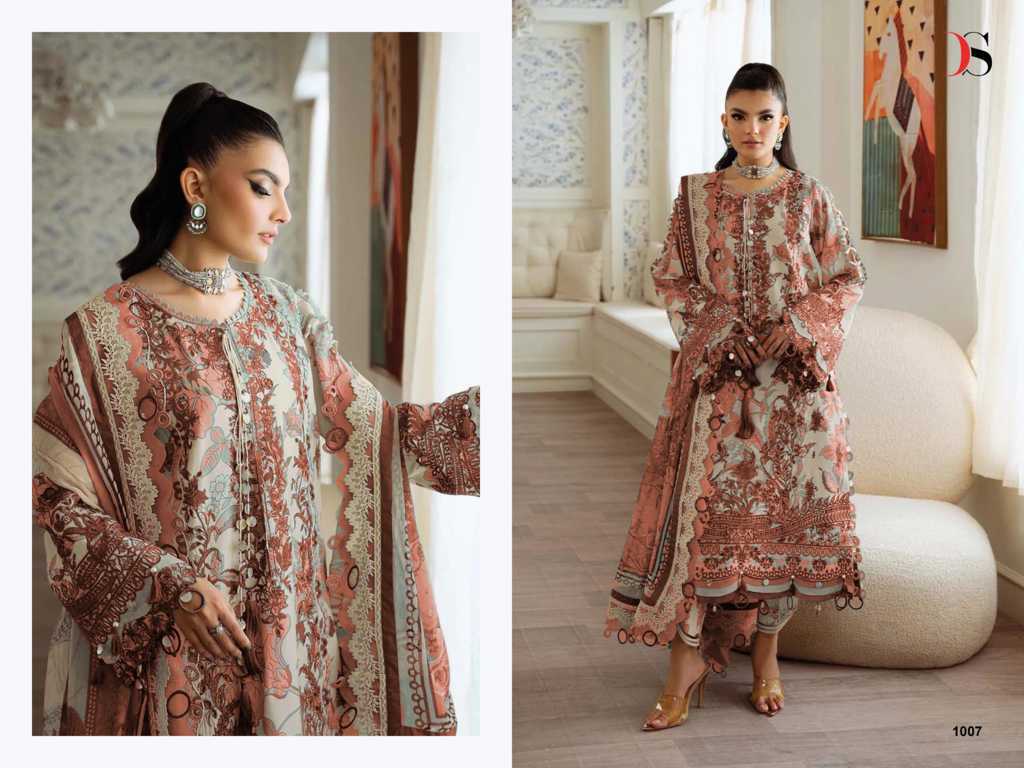 Deepsy Jade Premium Chiffon Cotton Salwar Suit Catalog 8 Pcs (9) Deepsy Jade Premium Chiffon Cotton Salwar Suit Catalog 8 Pcs - Image 10