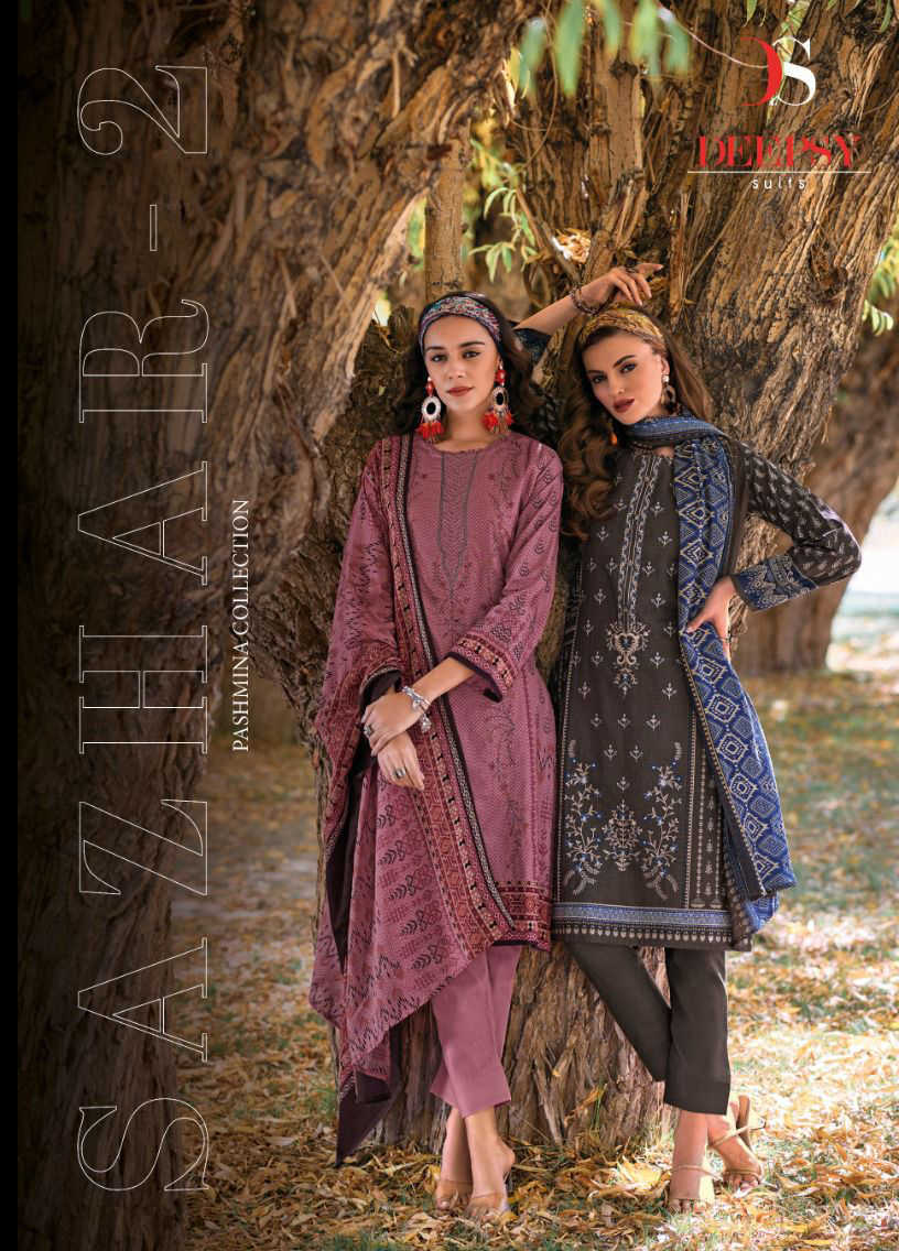 Deepsy Sazhar Vol 2 Pashmina Salwar Suit Catalog 8 Pcs (1) Deepsy Sazhar Vol 2 Pashmina Salwar Suit Catalog 8 Pcs - Image 2