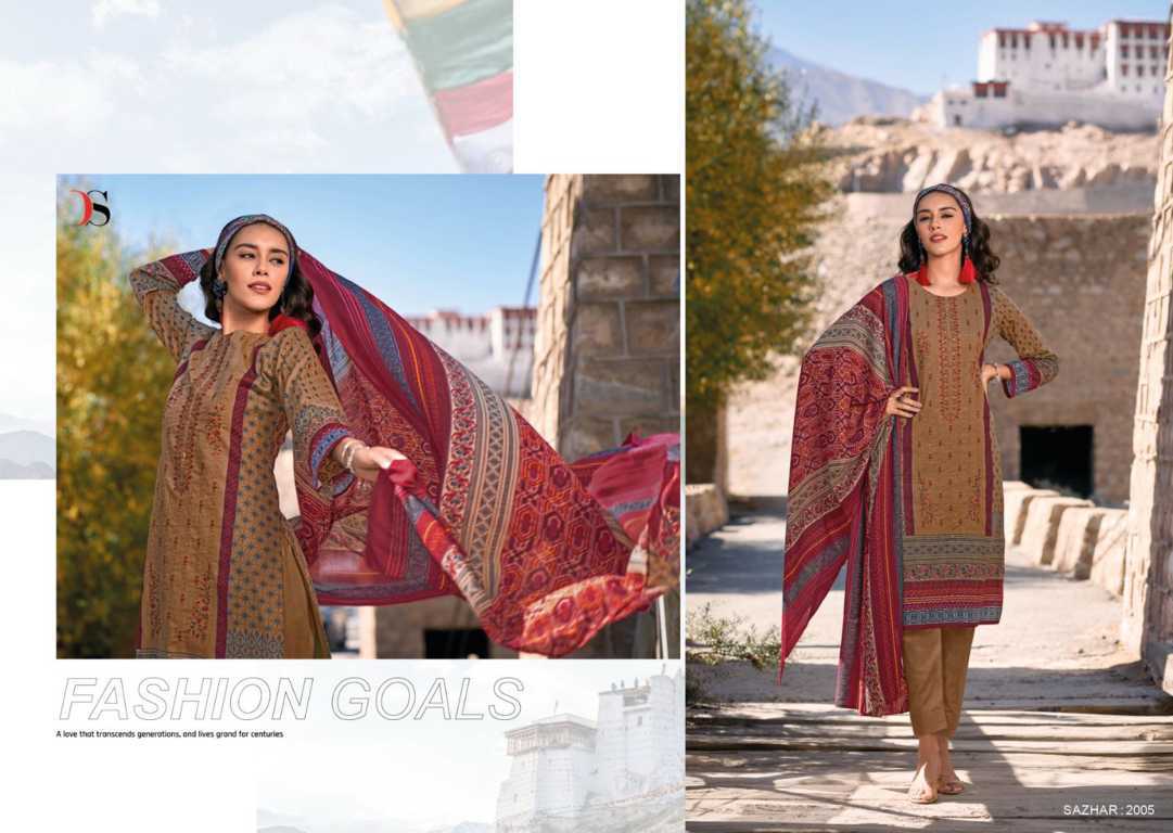 Deepsy Sazhar Vol 2 Pashmina Salwar Suit Catalog 8 Pcs (13) Deepsy Sazhar Vol 2 Pashmina Salwar Suit Catalog 8 Pcs - Image 14