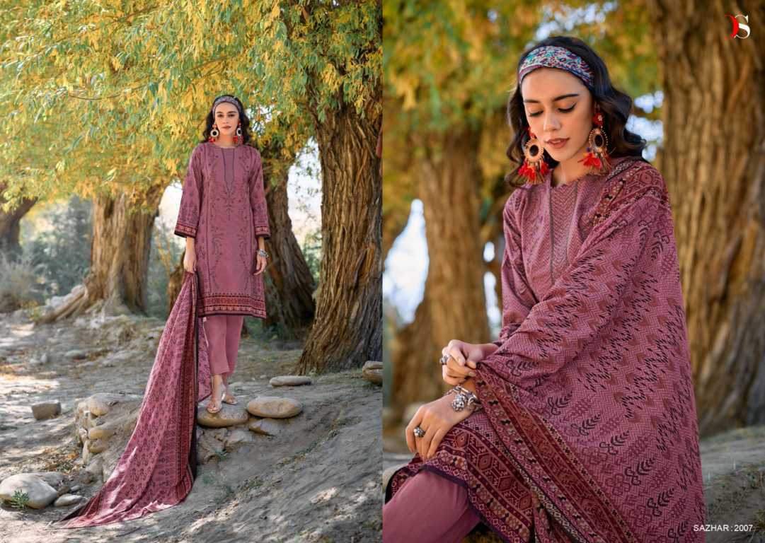 Deepsy Sazhar Vol 2 Pashmina Salwar Suit Catalog 8 Pcs (17) Deepsy Sazhar Vol 2 Pashmina Salwar Suit Catalog 8 Pcs - Image 18