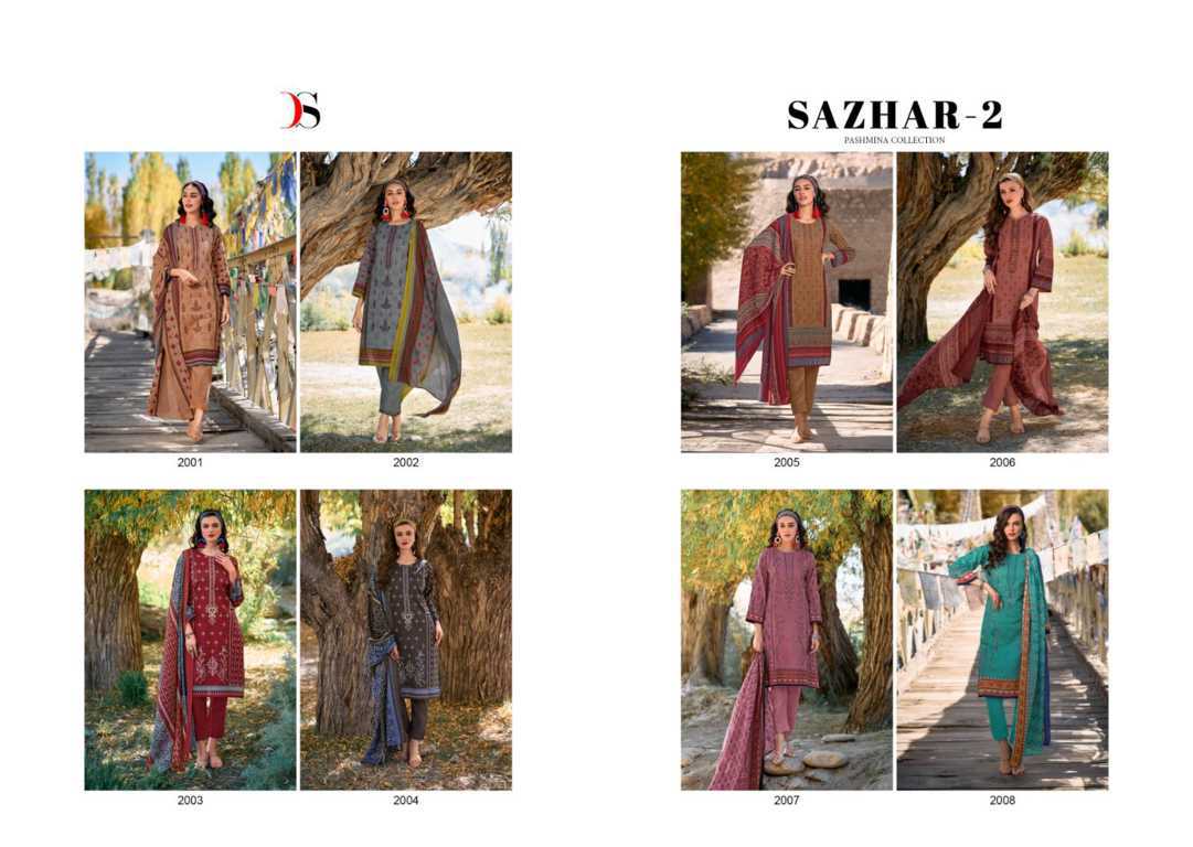 Deepsy Sazhar Vol 2 Pashmina Salwar Suit Catalog 8 Pcs (21) Deepsy Sazhar Vol 2 Pashmina Salwar Suit Catalog 8 Pcs - Image 22