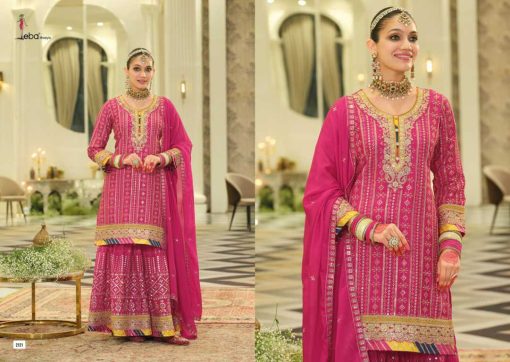 Jeba Armani Vol 7 Chinon Kurti with Dupatta Bottom Catalog 3 Pcs - Image 4