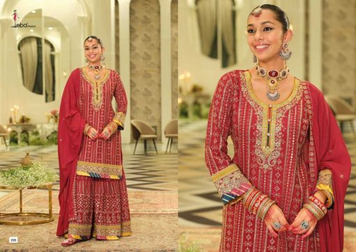 Jeba Armani Vol 7 Chinon Kurti with Dupatta Bottom Catalog 3 Pcs - Image 8