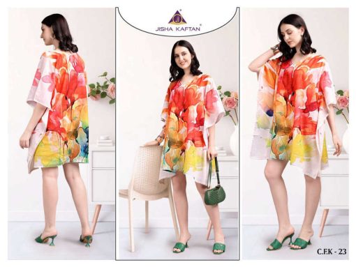 Jisha Cotton Feel Kurti Vol 3 Catalog 8 Pcs - Image 9