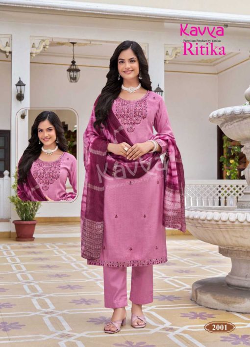Kavya Ritika Vol 2 Viscose Readymade Suit Catalog 10 Pcs - Image 4