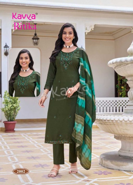 Kavya Ritika Vol 2 Viscose Readymade Suit Catalog 10 Pcs - Image 5