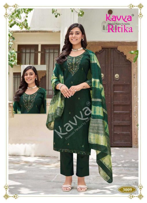 Kavya Ritika Vol 3 Viscose Readymade Suit Catalog 10 Pcs - Image 11