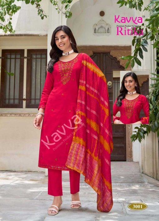 Kavya Ritika Vol 3 Viscose Readymade Suit Catalog 10 Pcs - Image 3