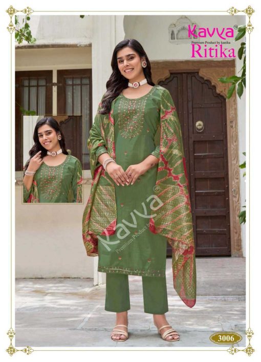 Kavya Ritika Vol 3 Viscose Readymade Suit Catalog 10 Pcs - Image 8