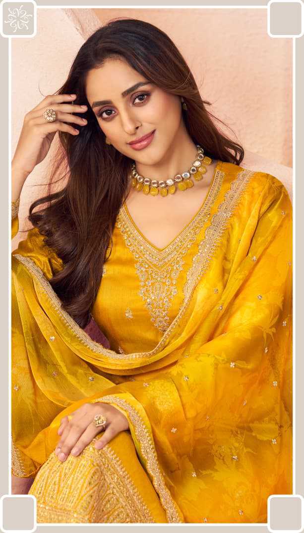 Kuleesh Falak by Vinay Silk Salwar Suit Catalog 4 Pcs (7) Kuleesh Falak by Vinay Silk Salwar Suit Catalog 4 Pcs - Image 8
