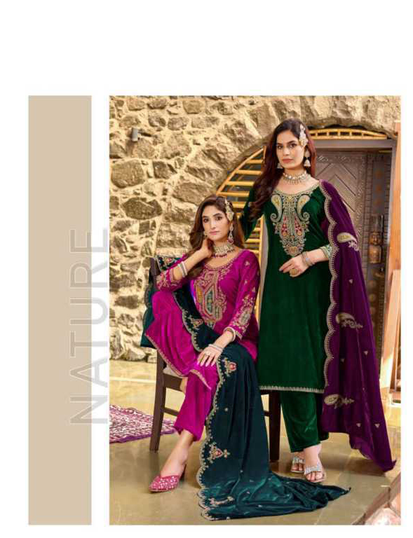 Levisha Apsara Velvet Salwar Suit Catalog 6 Pcs (1) Levisha Apsara Velvet Salwar Suit Catalog 6 Pcs - Image 2
