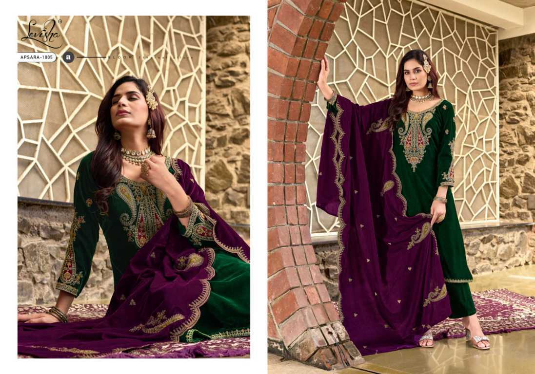 Levisha Apsara Velvet Salwar Suit Catalog 6 Pcs (2) Levisha Apsara Velvet Salwar Suit Catalog 6 Pcs - Image 3