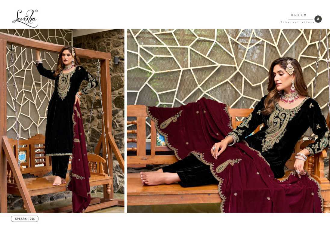 Levisha Apsara Velvet Salwar Suit Catalog 6 Pcs (7) Levisha Apsara Velvet Salwar Suit Catalog 6 Pcs - Image 8