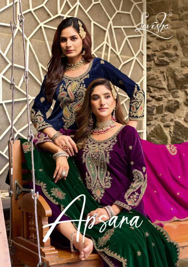 Levisha Apsara Velvet Salwar Suit Catalog 6 Pcs (9) Levisha Apsara Velvet Salwar Suit Catalog 6 Pcs - Image 10