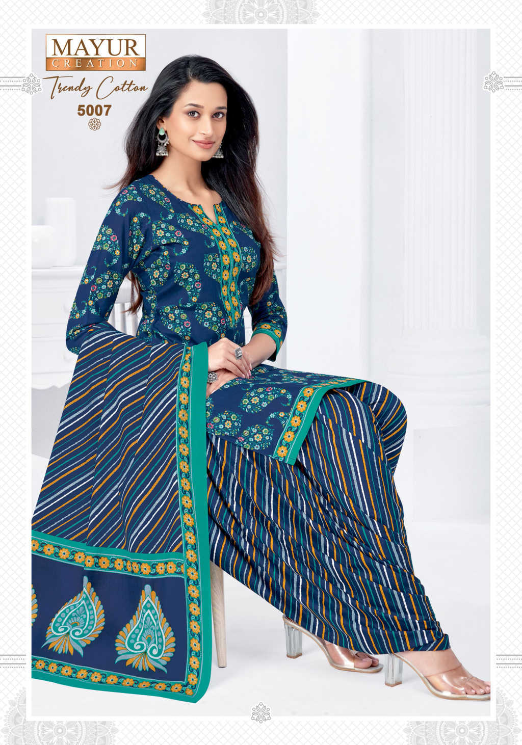 Mayur Trendy Cotton Vol 5 Salwar Suit Catalog 10 Pcs (9) Mayur Trendy Cotton Vol 5 Salwar Suit Catalog 10 Pcs - Image 10