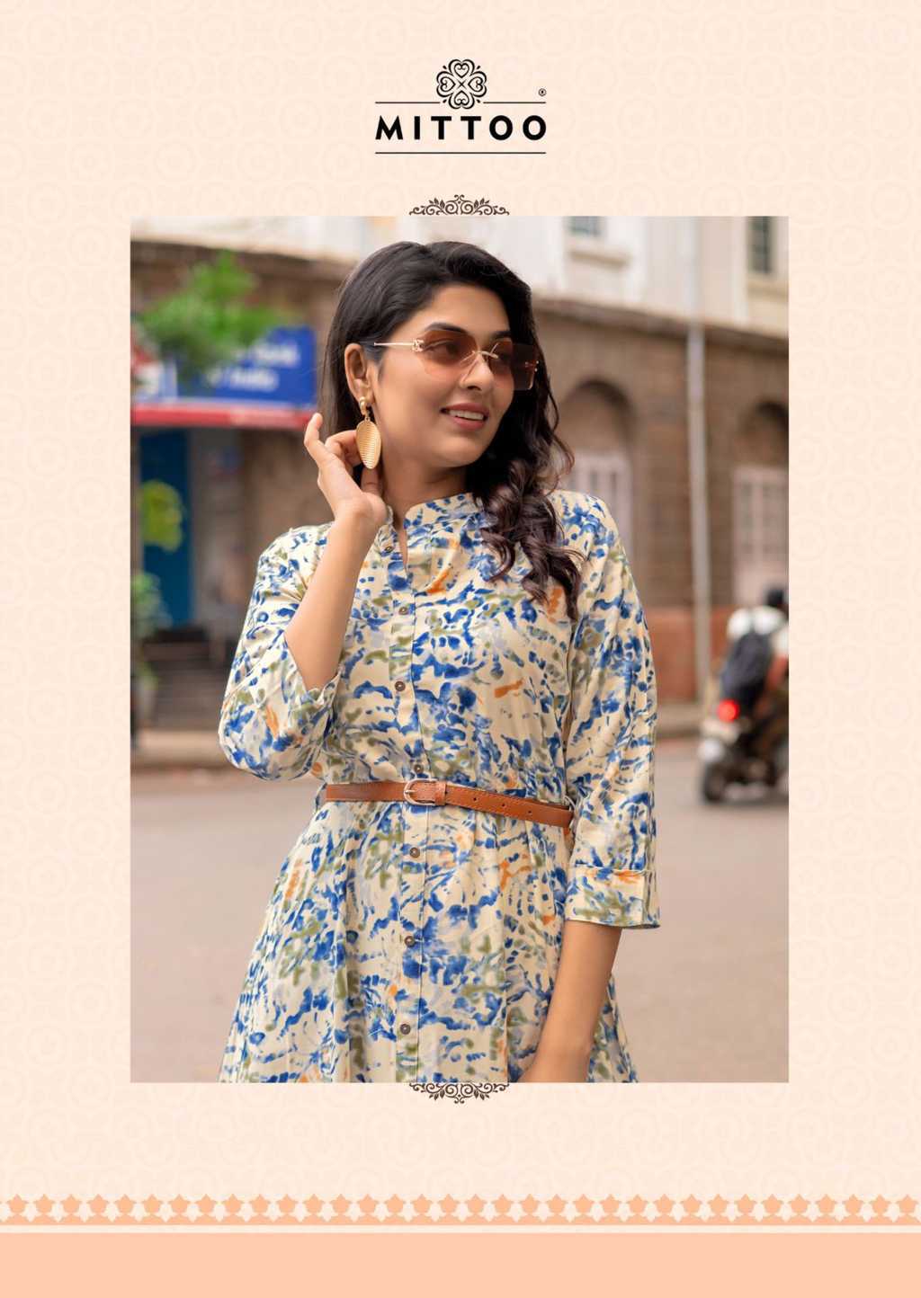 Mittoo Belt Vol 23 Rayon Kurti Catalog 6 Pcs (4) Mittoo Belt Vol 23 Rayon Kurti Catalog 6 Pcs - Image 5