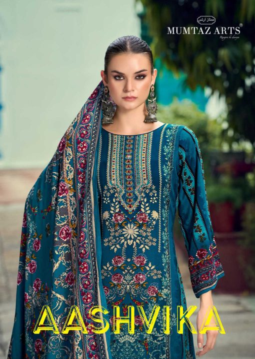 Mumtaz Arts Aashvika Pashmina Salwar Suit Catalog 5 Pcs - Image 2