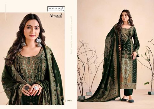 Mumtaz Arts Hamsafar Viscose Pashmina Salwar Suit Catalog 4 Pcs - Image 4