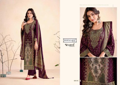 Mumtaz Arts Hamsafar Viscose Pashmina Salwar Suit Catalog 4 Pcs - Image 5