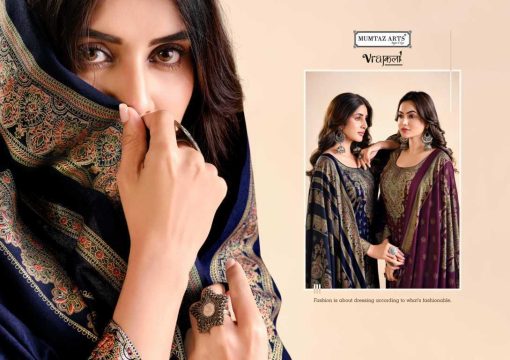 Mumtaz Arts Hamsafar Viscose Pashmina Salwar Suit Catalog 4 Pcs - Image 6
