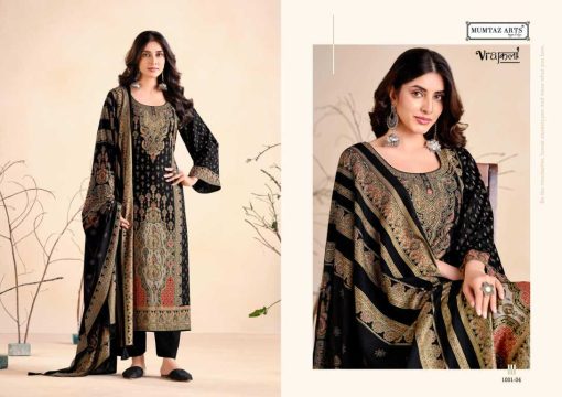 Mumtaz Arts Hamsafar Viscose Pashmina Salwar Suit Catalog 4 Pcs - Image 8