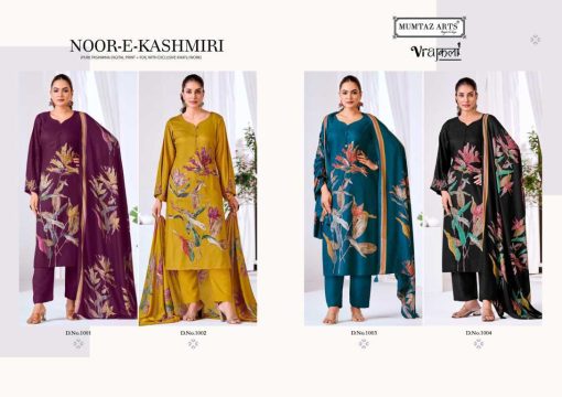 Mumtaz Arts Noor E Kashmiri Viscose Pashmina Salwar Suit Catalog 4 Pcs - Image 11