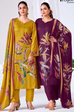 Mumtaz Arts Noor E Kashmiri Viscose Pashmina Salwar Suit Catalog 4 Pcs