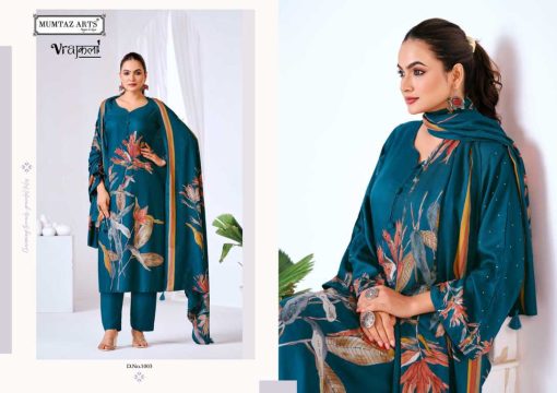 Mumtaz Arts Noor E Kashmiri Viscose Pashmina Salwar Suit Catalog 4 Pcs - Image 4