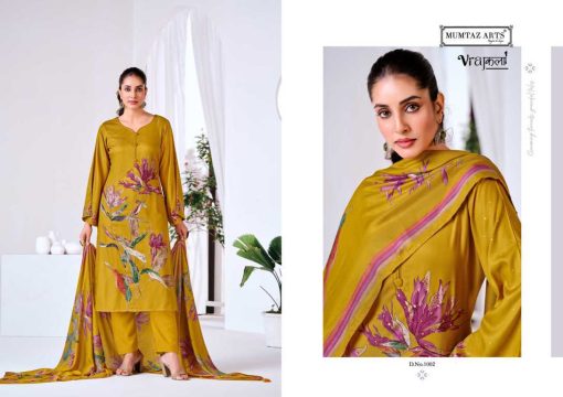 Mumtaz Arts Noor E Kashmiri Viscose Pashmina Salwar Suit Catalog 4 Pcs - Image 5