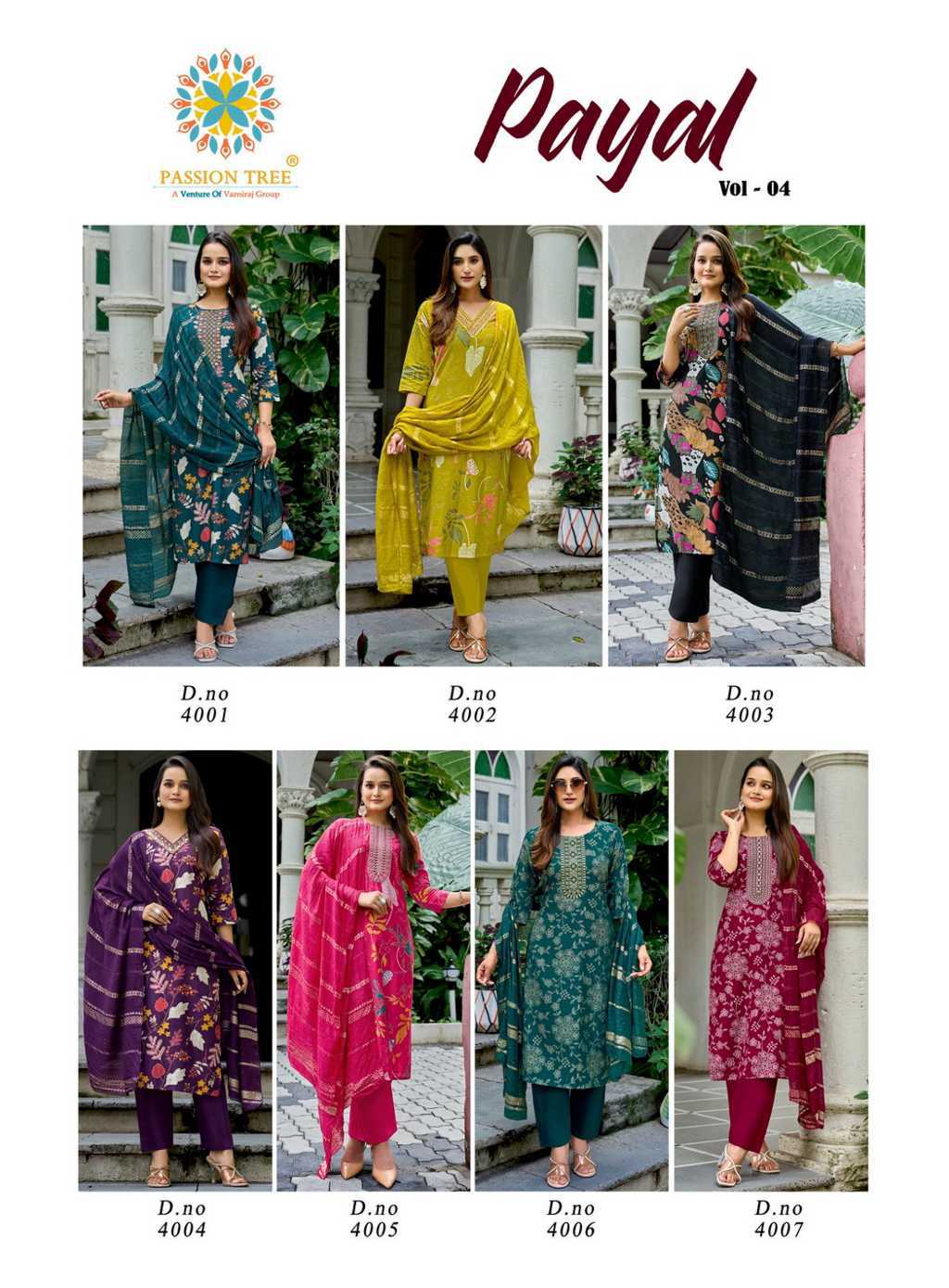 Passion Tree Payal Vol 4 Kurti with Dupatta Bottom Fancy Catalog 7 Pcs (11) Passion Tree Payal Vol 4 Kurti with Dupatta Bottom Fancy Catalog 7 Pcs - Image 12
