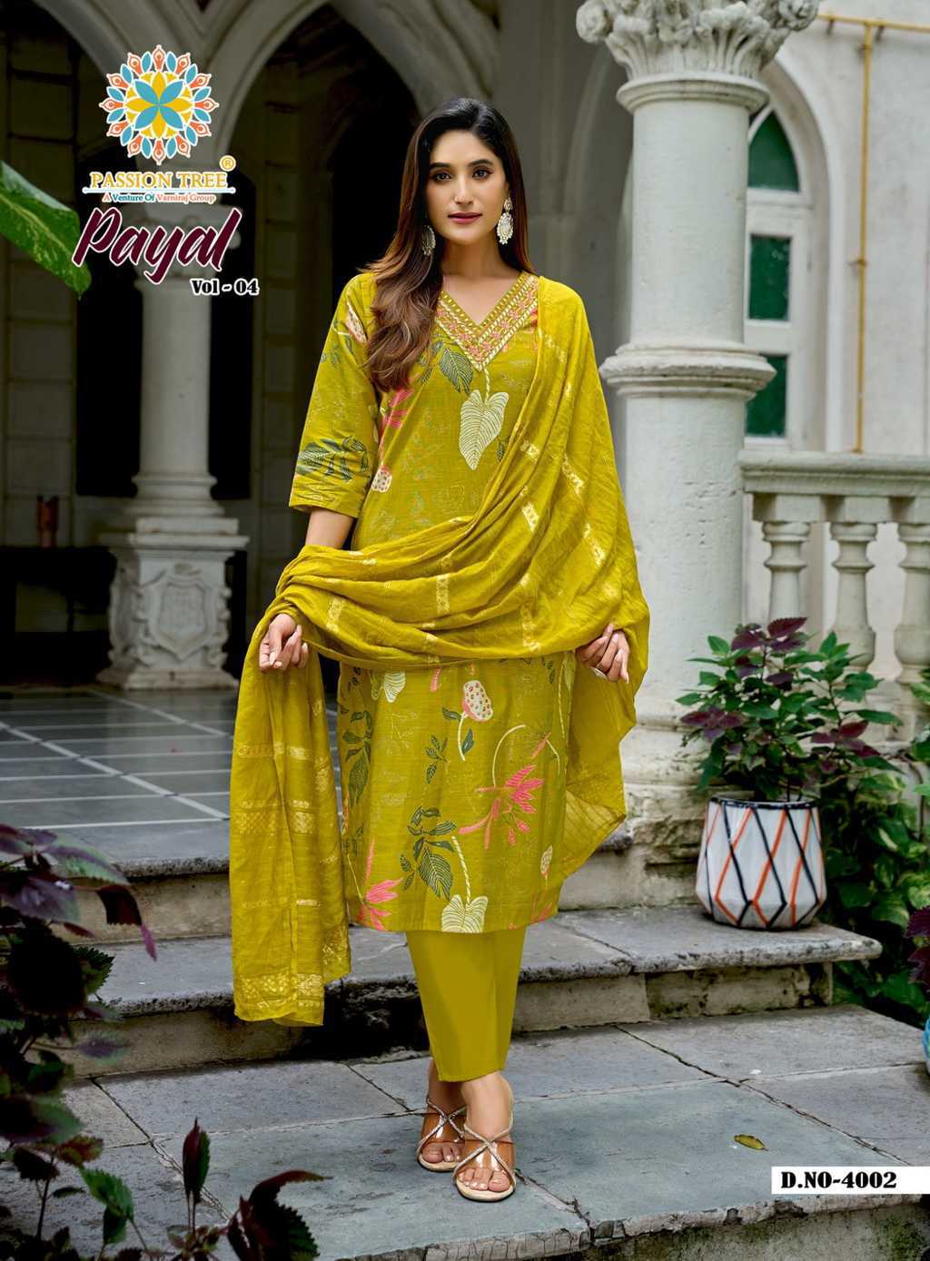 Passion Tree Payal Vol 4 Kurti with Dupatta Bottom Fancy Catalog 7 Pcs (4) Passion Tree Payal Vol 4 Kurti with Dupatta Bottom Fancy Catalog 7 Pcs - Image 5